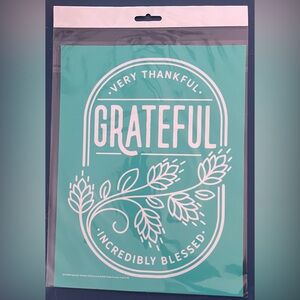 * GRATEFUL ~ Chalk Couture reusable transfer stencil - 8.5x11 - OCT CLUB COUTURE